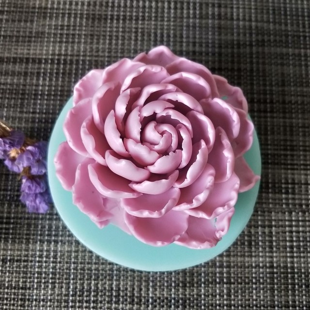 PRZY 3D silicone flower molds for soap making DIY fondant cake